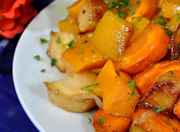 Harvest Maple Roasted Root Vegetables - Item # 74 - Dave's Fresh Marketplace Catering RI