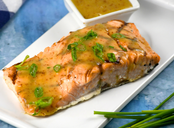 Maple Mustard Salmon - Item # 1229 - Dave's Fresh Marketplace Catering RI