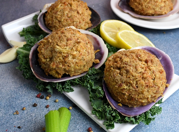 Stuffed Quahogs (Cold Only) - Item # 1114 - Dave's Fresh Marketplace Catering RI