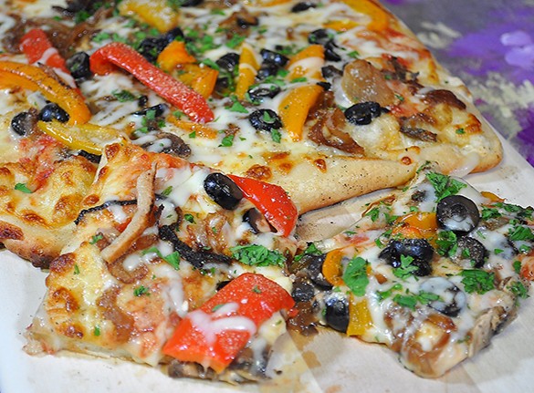 Flame Roasted Vegetable Pizza - Item # 829 - Dave's Fresh Marketplace Catering RI