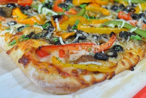 >Flame Roasted Vegetable Pizza Photo 1